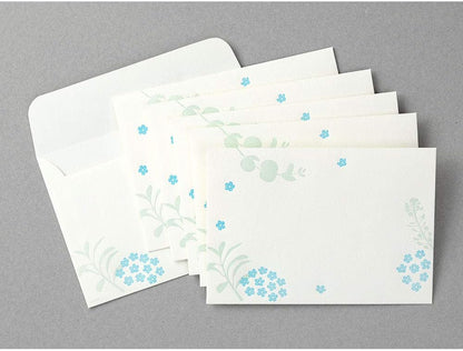 Midori Envelope Typography Scattered Floral Pattern 20560006