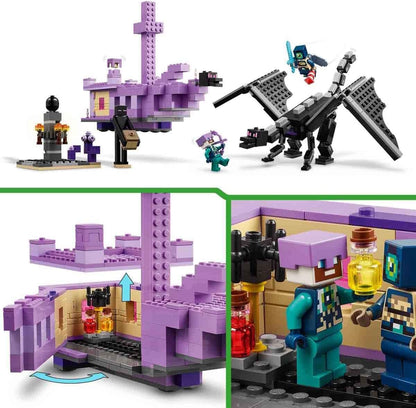 LEGO 21264 Minecraft Der Enderdrache und das Endschiff