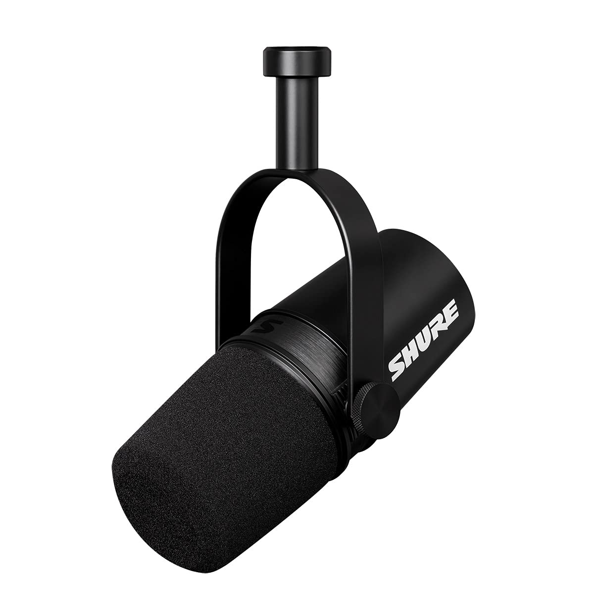 Shure MV7X Dynamic XLR Broadcast Microphone,Voice Isolation Technology - Black