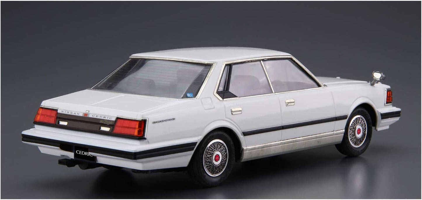 Aoshima 1/24 P430 Cedric/Gloria 4HT 280E Brougham '82 - Plastic Model Building Kit # 05915