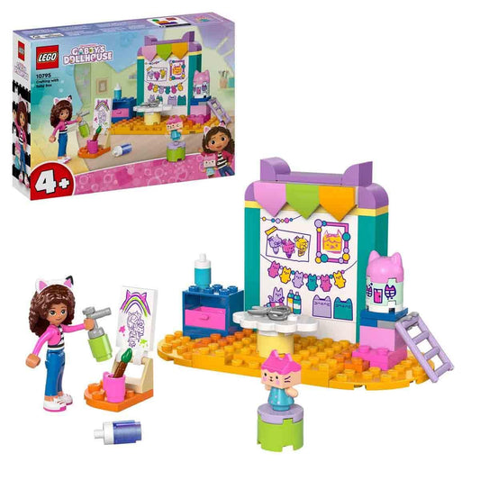 LEGO 10795 Gabby's Dollhouse BastelspaÌÙ mit Baby Box