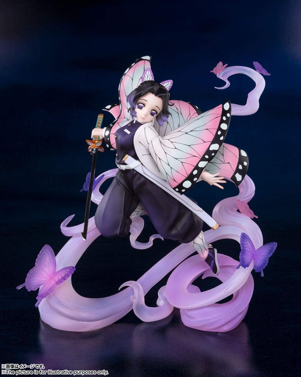 TAMASHII NATIONS - Demon Slayer: Kimetsu no Yaiba - Shinobu Kocho Insect Breathing, Bandai Spirits FiguartsZERO Collectible Statue