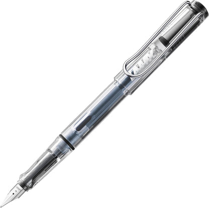 LAMY safari vista - Fountain Pen with ergonomic grip & polished steel nib in size EF - ideal for any Writing & Calligraphy - including LAMY T 10 blue cartridge - Right-Handed, main image