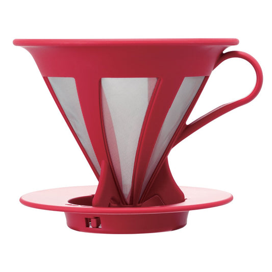 HARIO Never Have To Buy Paper Filters Again Again, One size, Red