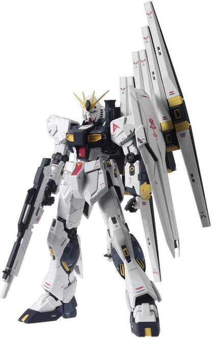 Bandai 5055454 Rx-93 Nu Gundam (Ver. Ka) MG Model Kit, from Char'S Counterattack,White/Black