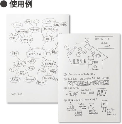 Kokuyo campus Twin Ring Notebook plain 40 sheets A4 scan -T223W-M