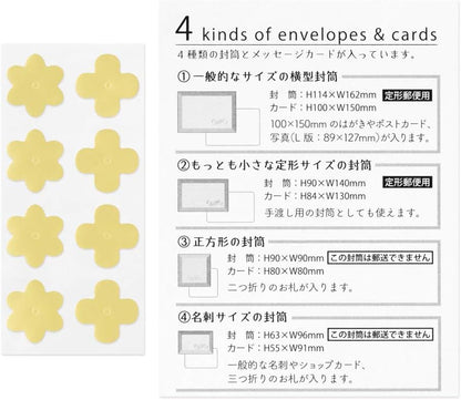 Card letter set, frame