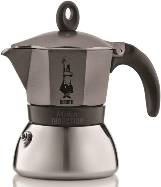 Bialetti Moka Induction Espresso Maker, Anthracite