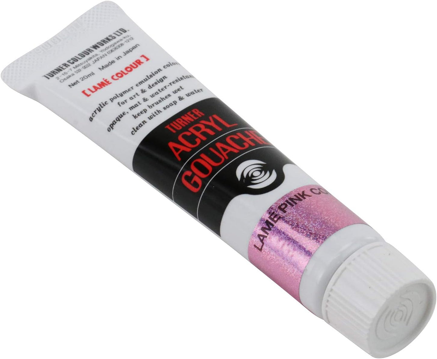 Turner Colour Works Acryl Gouache Artist Acrylic Paint - Single 20 ml Tube - Lam?? Pink Coral