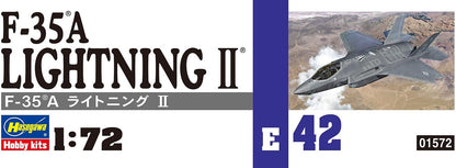Hasegawa 1:72 Scale F-35A Lightning II Model Kit