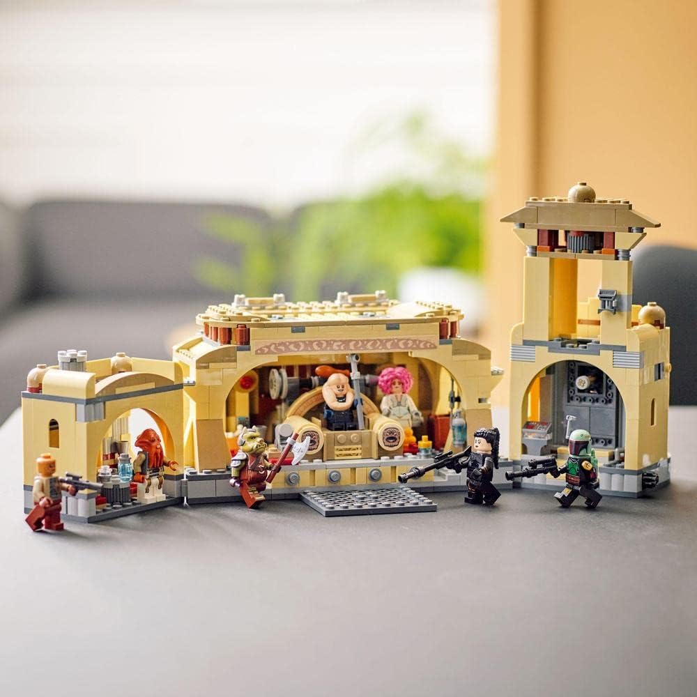 LEGO Star Wars Boba Fett???s Throne Room Building Kit 75326, with Jabba The Hutt Palace and 7 Minifigures, Star Wars Building Set, Great Gift for Star Wars Fans, Boys, Girls, Kids Age 7+ Years Old