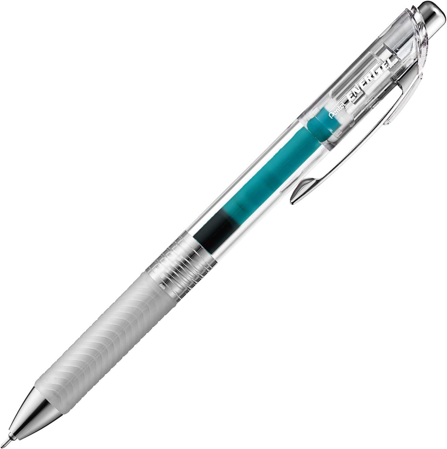 Pentel XBLN75TL-S3 EnerGel Ballpoint Pen - 0.5mm, Turquoise Blue