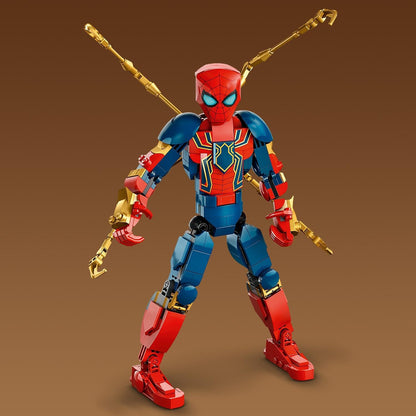 LEGO Marvel Building Figure - Iron Spider-Man, Superhero Toy for Kids, Movable Construction Toy with Armor Building Set, Gift Idea for Boys and Girls from 8 Years 76298