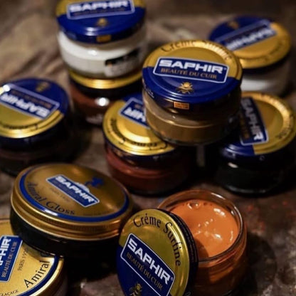 Saphir 9550032 Fine Beeswax Shoe Cream and Polish, 1.7 fl oz (50 ml)