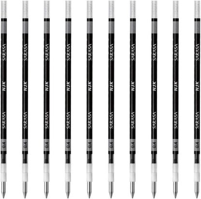 ZEBRA Ballpoint Pen Refill, Sarasa, NJK-0.4 Lead, Black, 10 Count BRNJK4BK