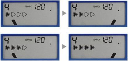 Korg MA1BL Visual Beat Counting Metronome, Blue