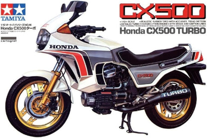 TAMIYA 14016 1:12 Honda CX500 Turbo - Model Making, Plastic kit, Handicraft, Hobby, Gluing, Model kit, Assembly, unpainted, Multicoloured