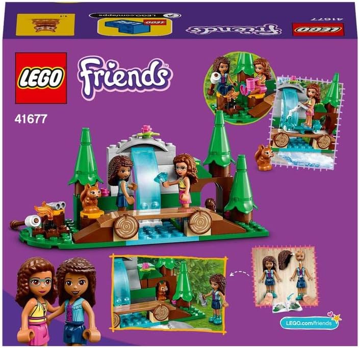 LEGO Friends Forest Waterfall Camping Adventure Set
