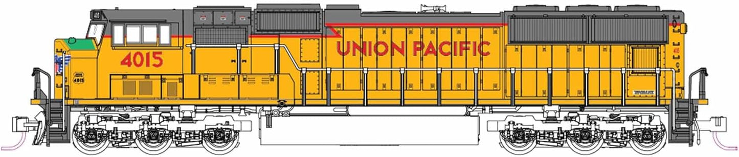Kato 1764015 N SD70M Flat Radir UP #4015 Excursion