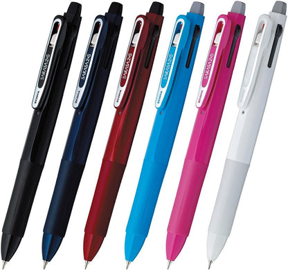 ZEBRA Multi Function Sarasa 2, Black/Red Ink Ballpoint Pen, 0.5mm Mechanical Pencil, Pink Body (SJ2-P)