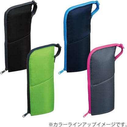 KOKUYO NEO CRITZ Pen Case (Large, Green x Navy)