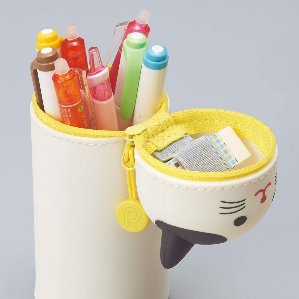 Animal design stand pen pencil case Rat Standard A7712-15