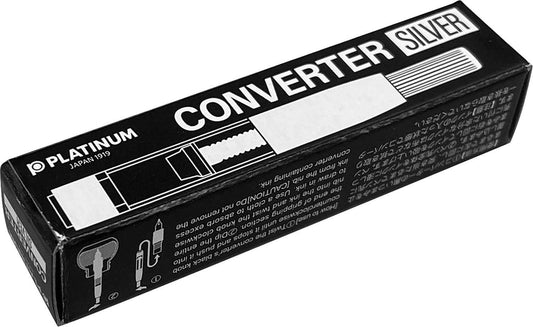 Platinum Fountain Pen Converter, Silver (700A#9, Japan Import), main image