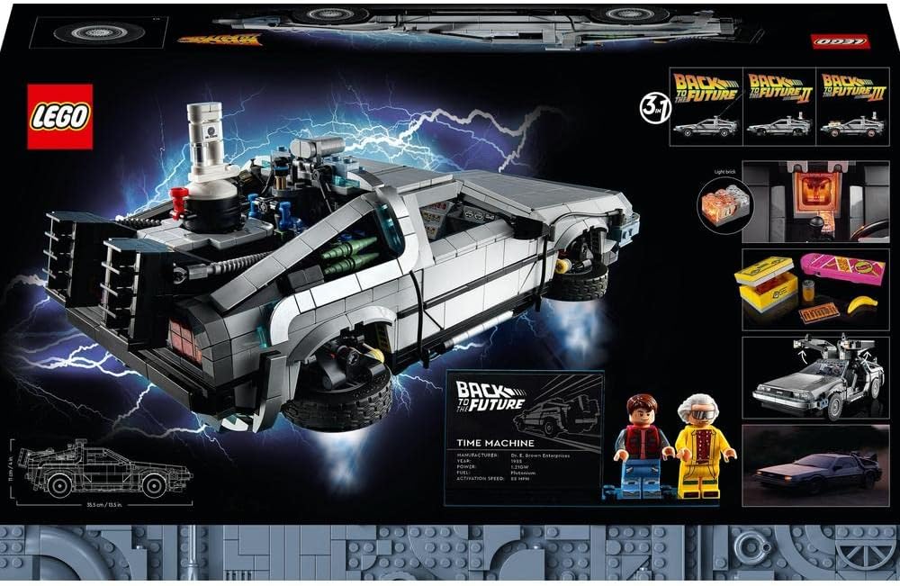 Lego Back to the Future DeLorean DMC-12 10300 Domestic Distribution