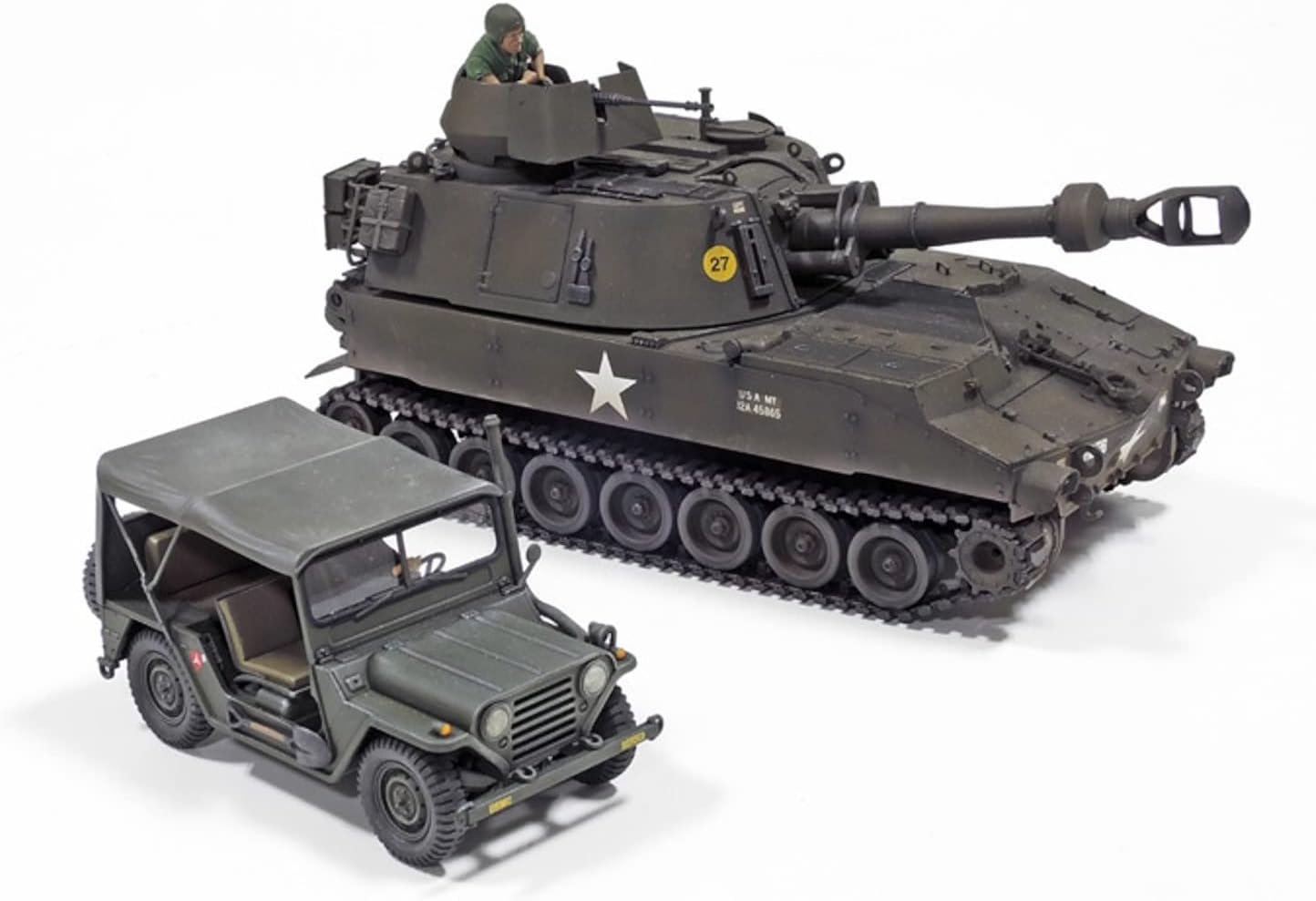 Tamiya 300035334-1:35 US M151A1 Transport Vehicle Vietnam, Green