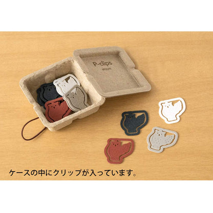 Midori 43403006 Clip Peaclips, Owl Pattern