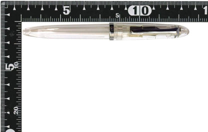Sailor Junior Skeleton Demonstrator Nickle Chrome Platedmf Nib Fountain PEN side view