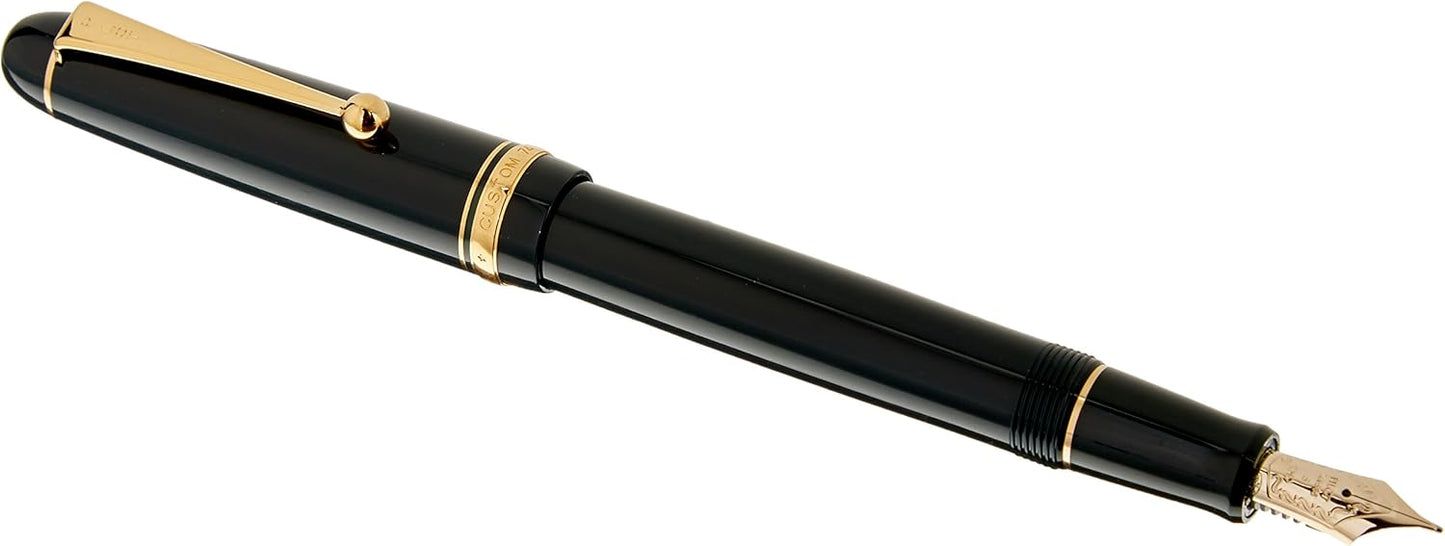 PILOT Fountain Pen Custom 74, M-Nib, Dark Green Body (FKK-1000R-DG-M)