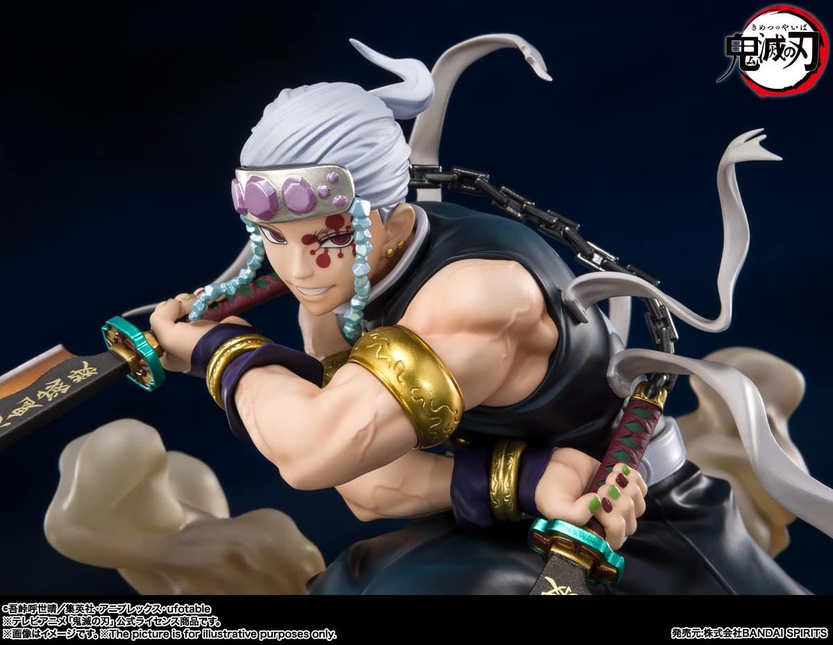 TAMASHII NATIONS - Demon Slayer: Kimetsu no Yaiba - Tengen Uzui, Bandai Spirits FiguartsZERO Collectible Statue