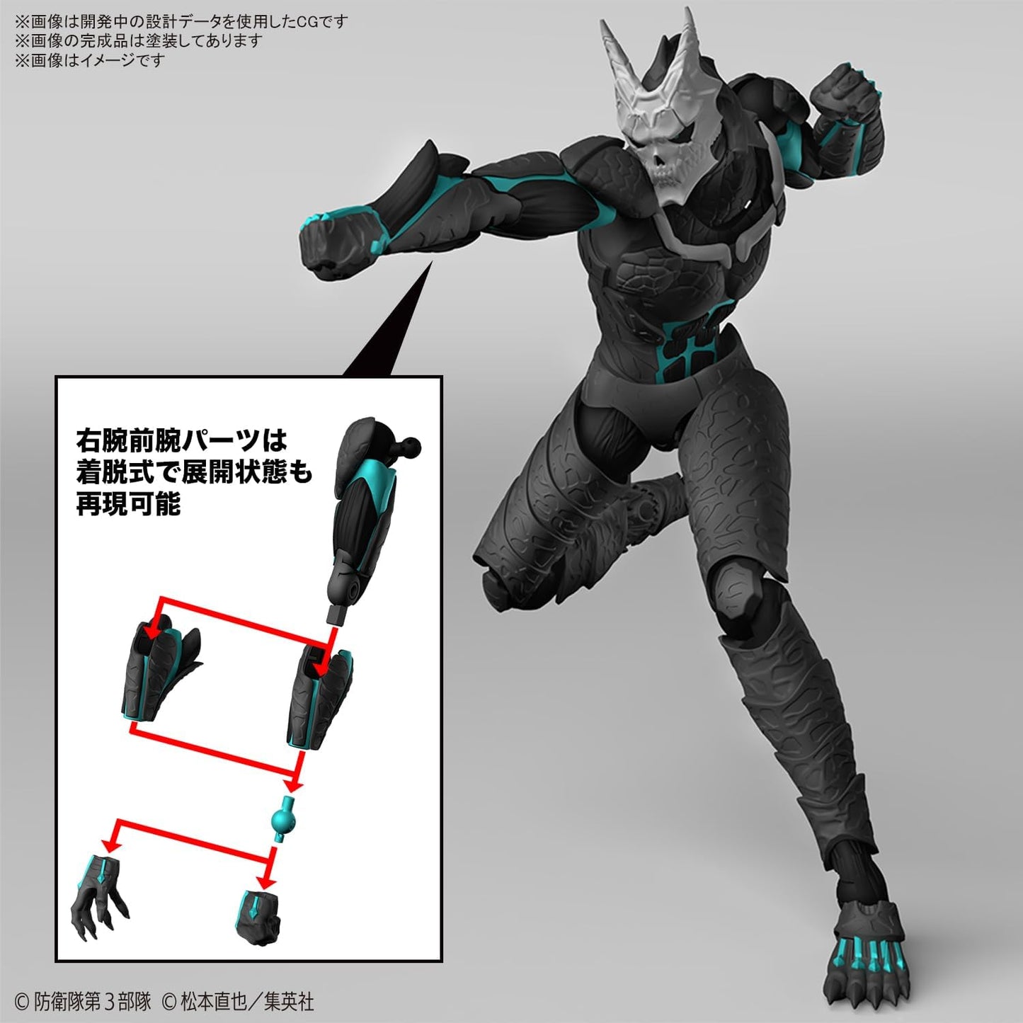 Figure-rise Standard Kaiju No. 8 Color Coded Plastic Model