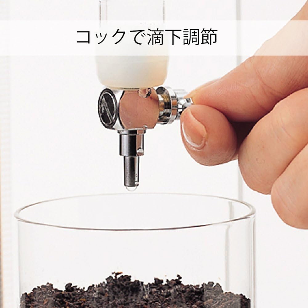 HARIO Water Dripper Wood, 35.9 x 20.4 x 18.6 cm