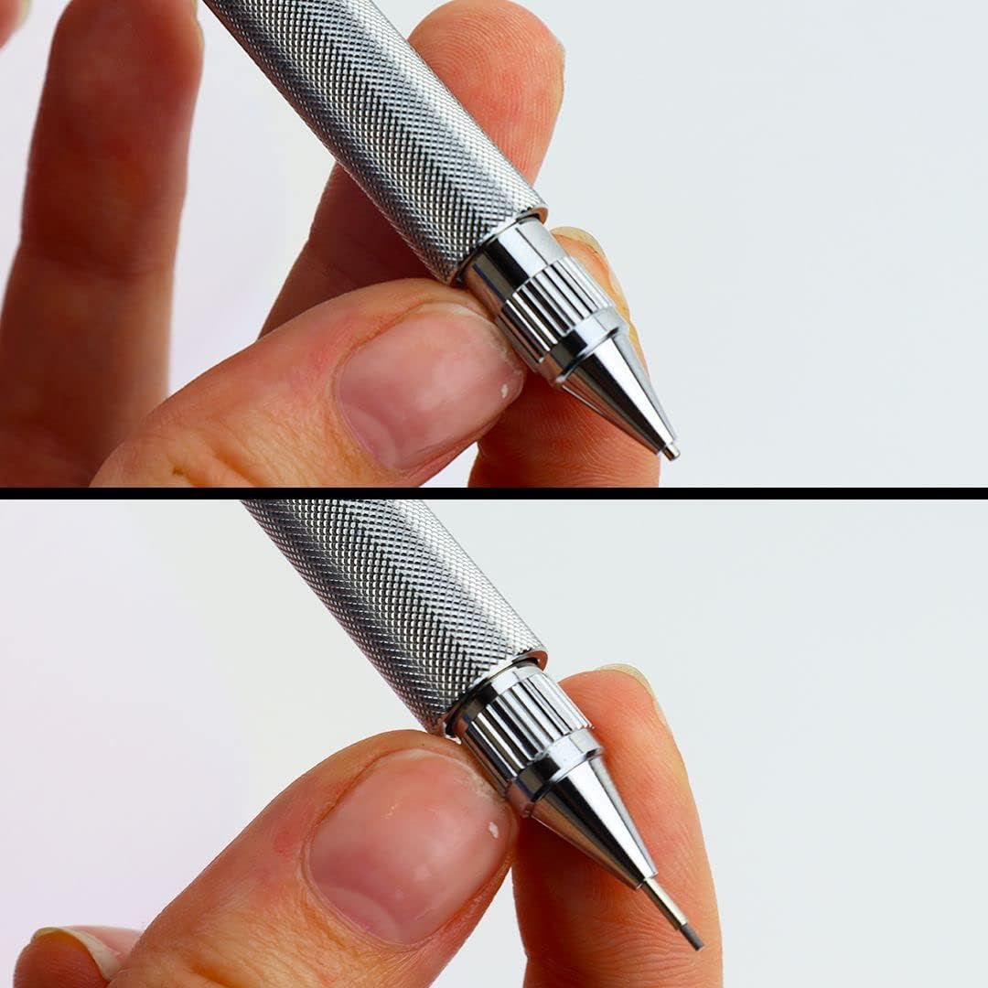 Platinum MSDA-1500A#9-P Professional Use 171 Fountain Pen, 0.3 mm, Silver, Case Included, detail image