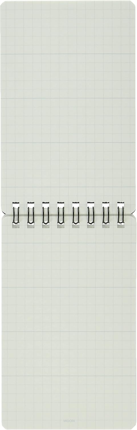 DESIGNPHIL Midori 11732006 Diamond Memo, Medium, Grid Ruled, Blue, Set of 10