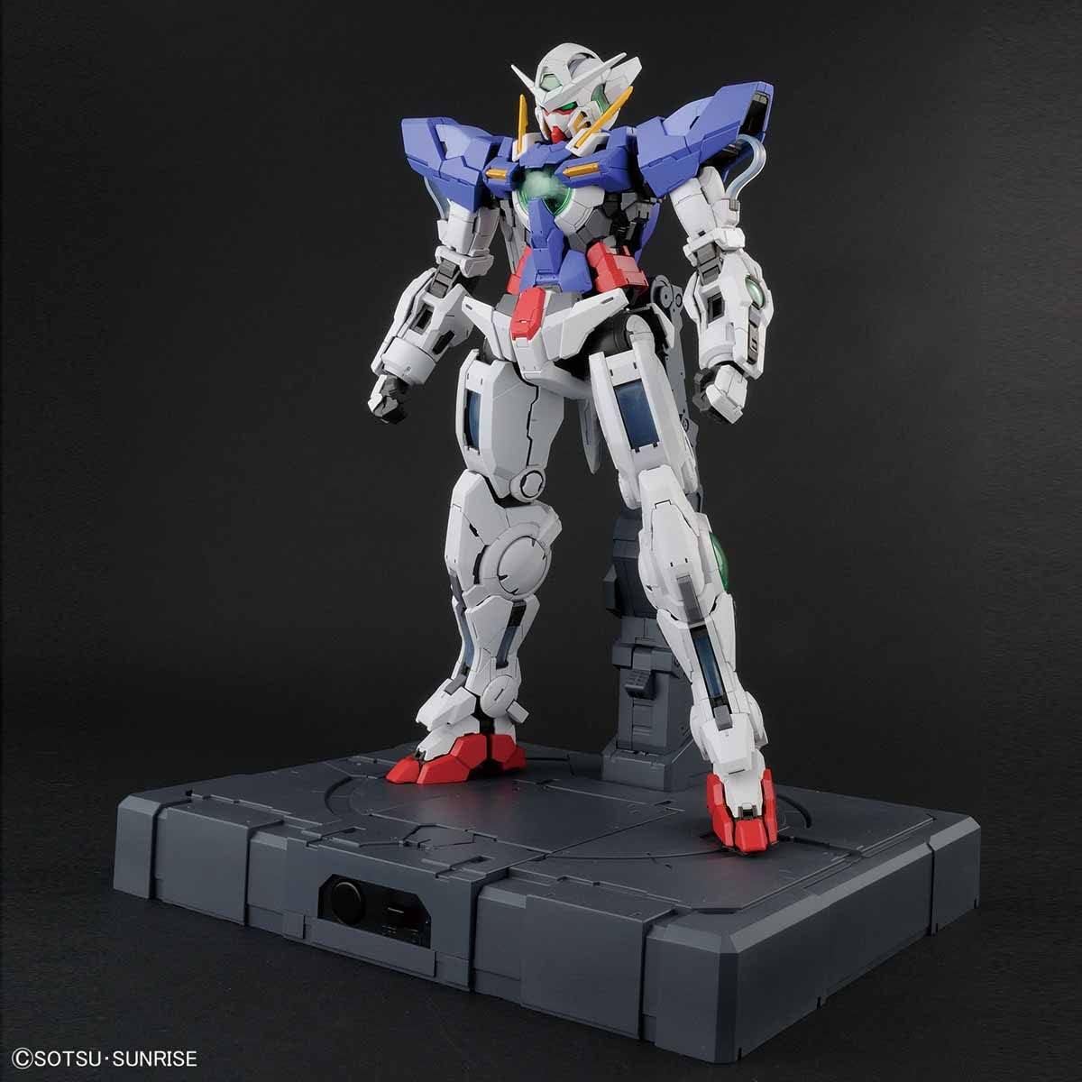 BANDAI SPIRITS PG Mobile Suit Gundam 00 (Double) Gundam Excia 1/60 Scale, Color Coded Plastic Model
