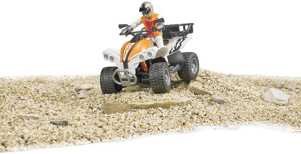 Bruder Quad with Driver (Colors May Vary)