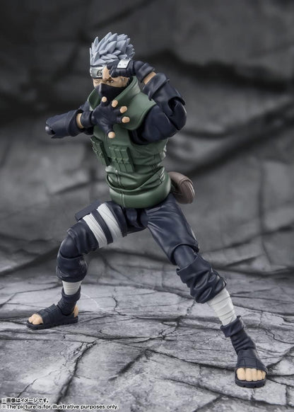 TAMASHII NATIONS - Naruto Shippuden - Kakashi Hatake (The famed Sharingan Hero), Bandai Spirits S.H.Figuarts Action Figure