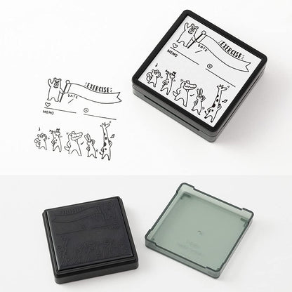 DESIGNPHIL 35424006 Midori Stamp Penetrating Stamp Movement Pattern