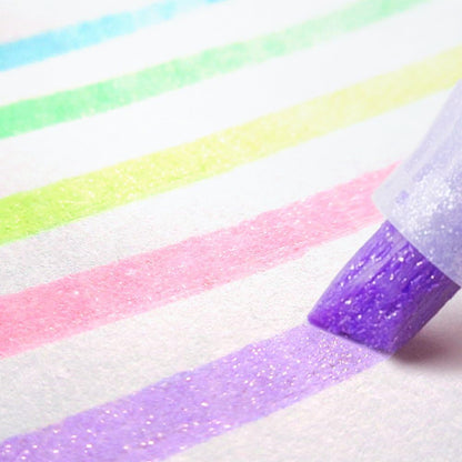 Zebra Kirarich Glitter Highlighter 5-Color Set – Japan