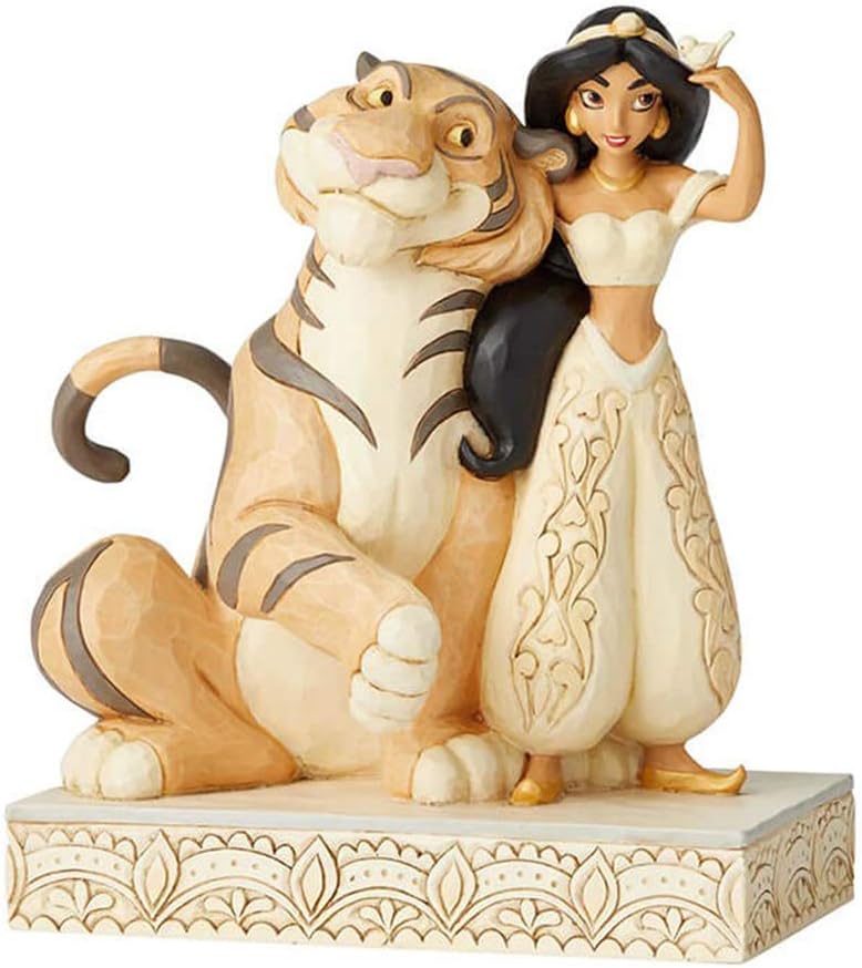Enesco Disney Traditions by Jim Shore White Woodland Aladdin Jasmine Figurine, 7.5 Inch, Multicolor