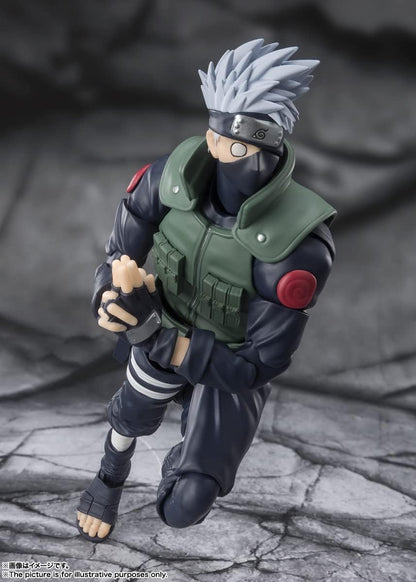 TAMASHII NATIONS - Naruto Shippuden - Kakashi Hatake (The famed Sharingan Hero), Bandai Spirits S.H.Figuarts Action Figure
