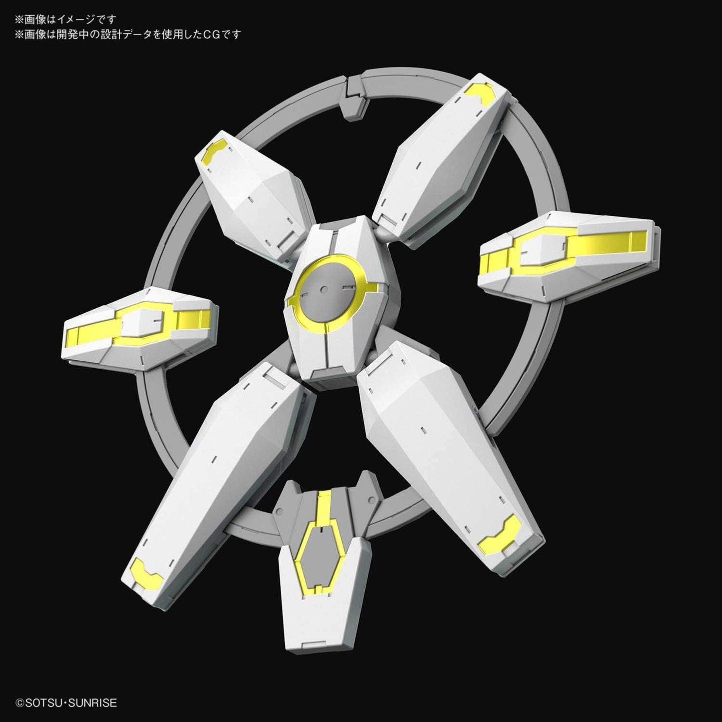 BANDAI SPIRITS Gundam Build Divers Re:Rise 1/144 Model Kit - Nepteight Weapons, Backpack and Arm Unit for BAS5059544 Armor, Customizable GunPla, Age 14+, Includes Pieces to Build Back Weapon Unit
