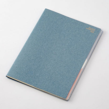 Midori 22268006 ToDo Double Schedule Planner, 2024, B6, Monthly Planner, Orange (Starts October 2023) (Blue)