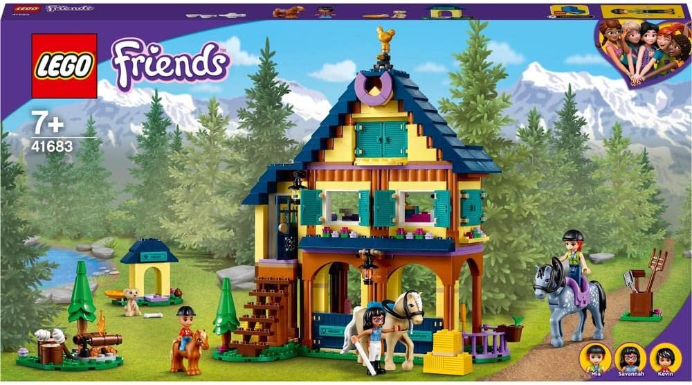 LEGO Friends Forest Horseback Riding Center 41683 Building Kit; Horse Riding