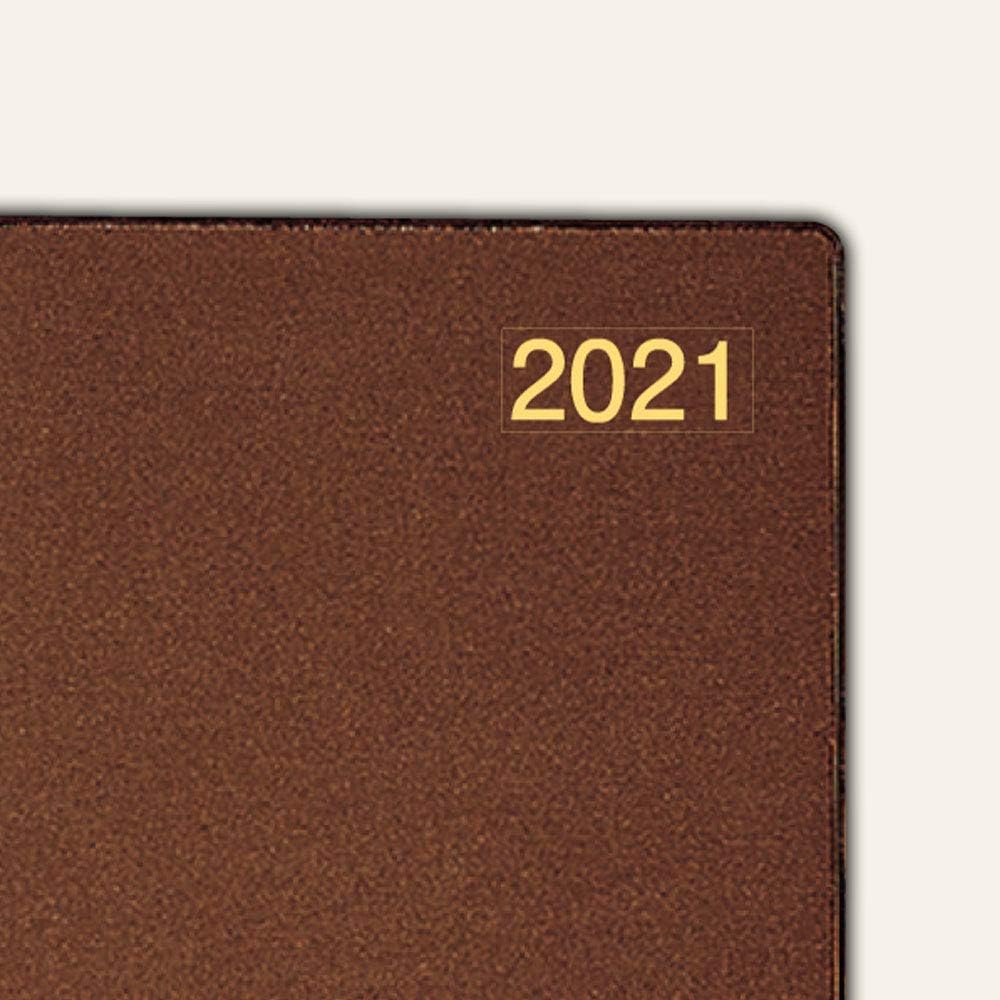 Kokuyo Business Diary, 2021, A5, Monthly Brown, Ni-9-21, Begins December 2020