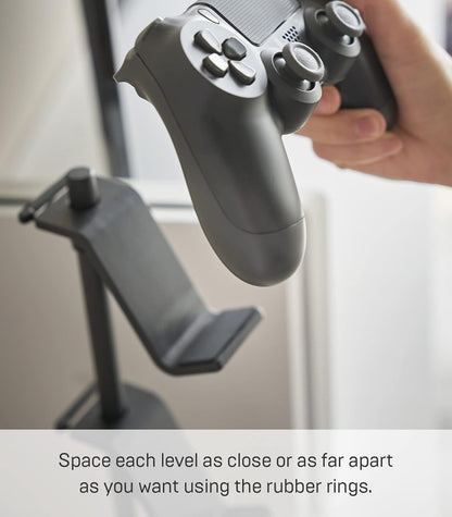 Yamazaki 5089 SMART Controller-Halterung, schwarz, Stahl/ABS Harz/Silikon, Minimalistisches Design