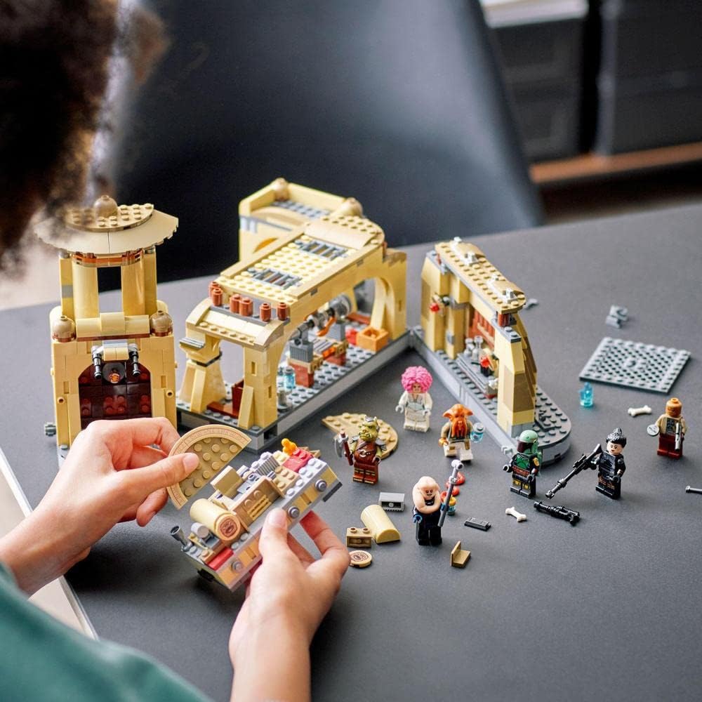 LEGO Star Wars Boba Fett???s Throne Room Building Kit 75326, with Jabba The Hutt Palace and 7 Minifigures, Star Wars Building Set, Great Gift for Star Wars Fans, Boys, Girls, Kids Age 7+ Years Old